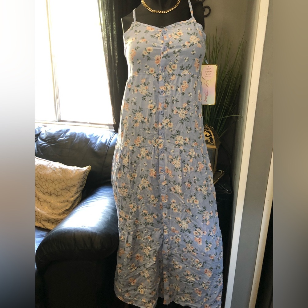 Long floral dress